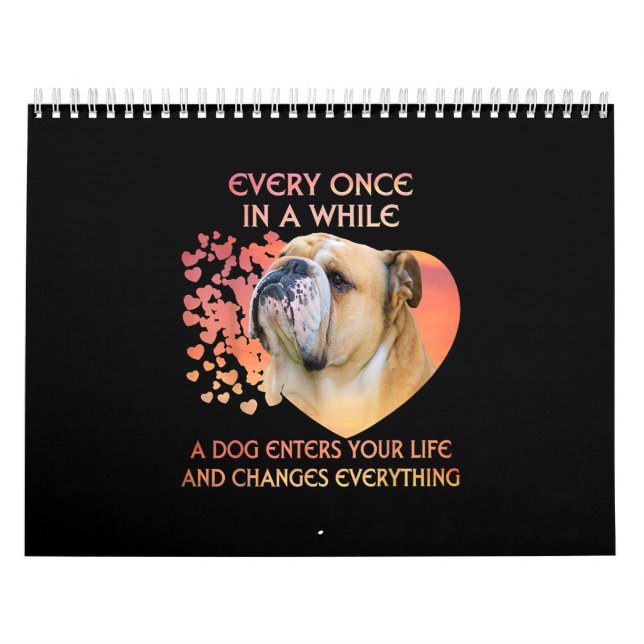 Calendário De Vez Em Quando Um Cachorro Entra Na Sua Vida (Capa)