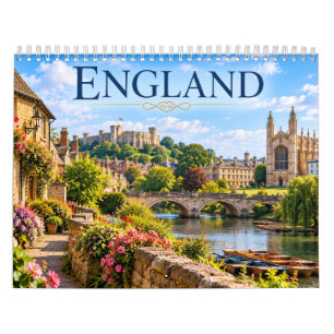 Calendário de Viagens pela Inglaterra Pitoresca