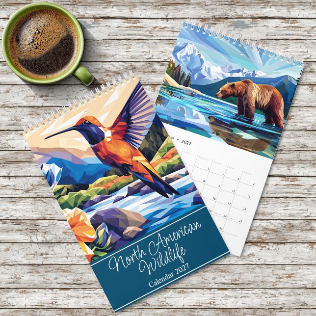 Calendário de Vida Selvagem da América do Norte de (Criador carregado)