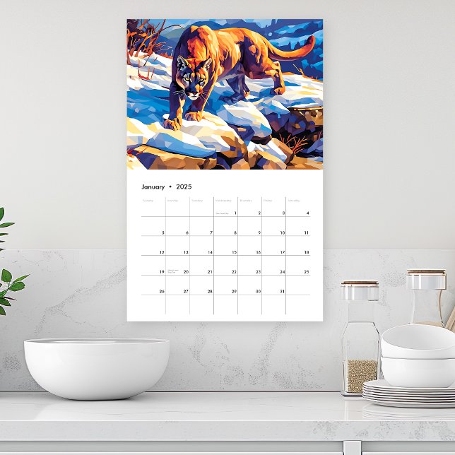 Calendário de Vida Selvagem da América do Norte de (Criador carregado)