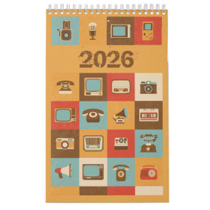 Calendário de Vintage