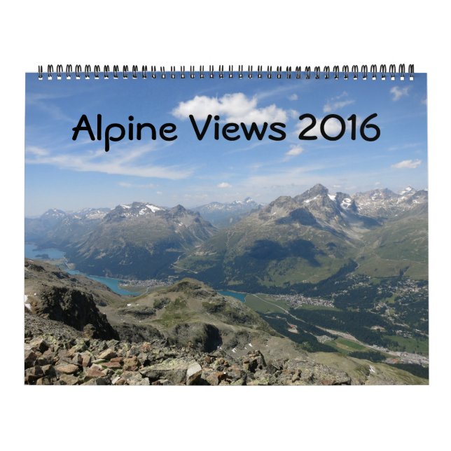 Calendário de Vistas Alpinas 2016 (Capa)