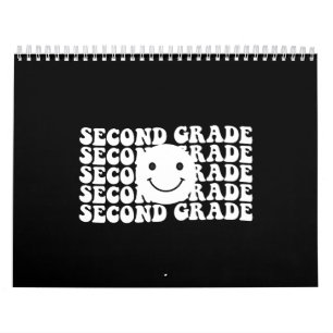 Calendário De volta à escola, professor do segundo grau