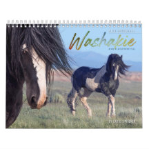 Calendário de Washakie de Cavalo Selvagem