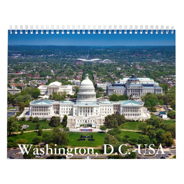 Calendário de Washington, D.C.-EUA (Capa)