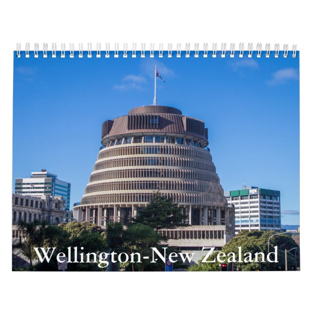 Calendário de Wellington-Nova Zelândia (Capa)