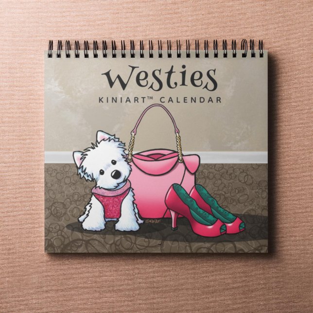Calendário de Westies do KiniArt (Criador carregado)
