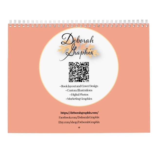 Calendário DeborahGraphix 2025 (Verso)