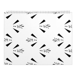 Calendário Decorativo, Cinza de carvão