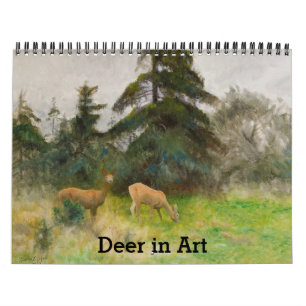 Calendário Deer in Art
