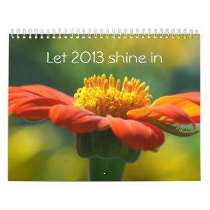 Calendário deixe 2013 brilhar