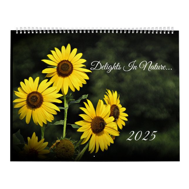 Calendário Delights In Nature Gr - Large Wall Calendar 2025 (Capa)