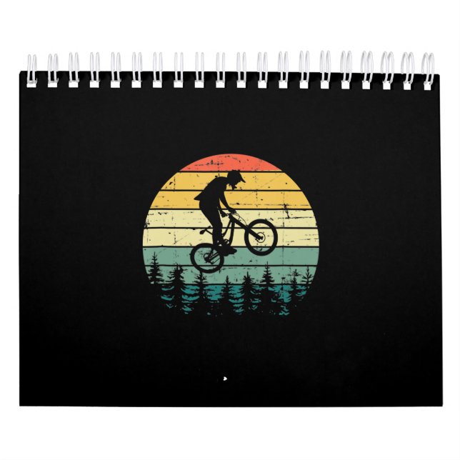 Calendário Descida Vintage MTB Mountain Bike (Capa)