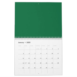 Calendário Descubra a mistura perfeita de verde, Azure, Aqua,