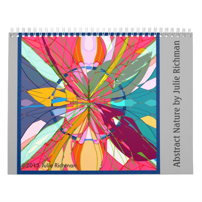 Calendário Desenhos abstratos da natureza (Capa)