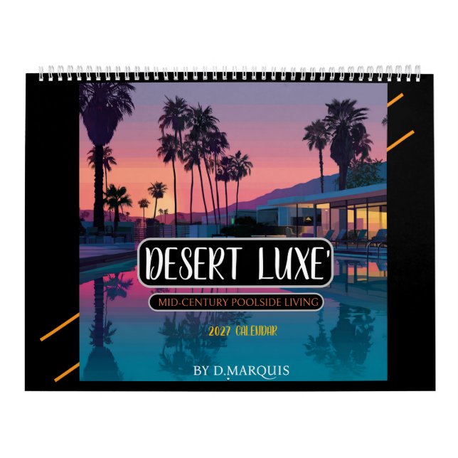 CALENDÁRIO DESERT LUXE' 2027 (Capa)