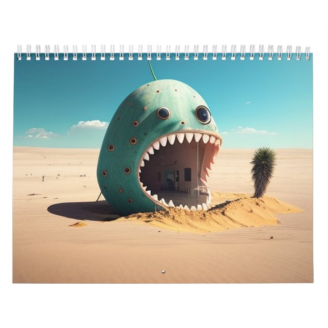 Calendário Desert monster house (Capa)