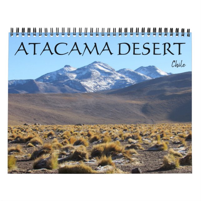 Calendário deserto de atacama 2025 (Capa)