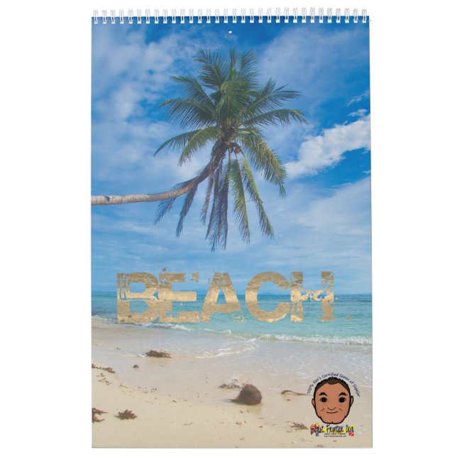 Calendário Desktop de Siquijor Beach (Capa)
