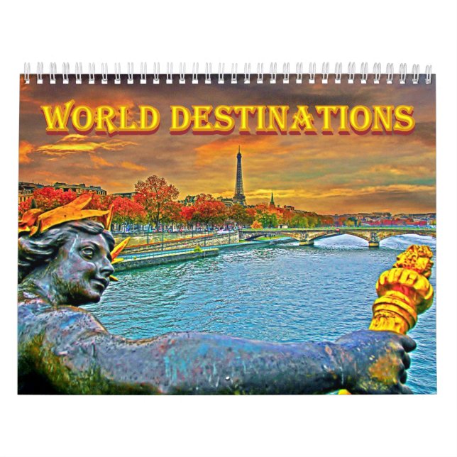 Calendário destinos mundiais (Capa)