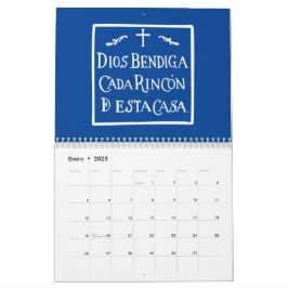 Calendário Deus abençoe cada canto