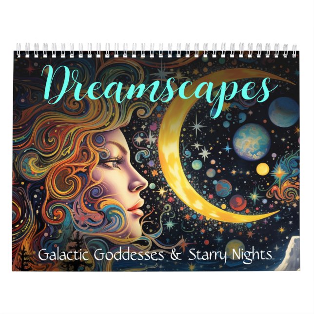Calendário Deusas Galácticas e Noites Estreladas (Capa)