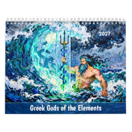 Calendário Deuses Gregos dos Elementos – Poderes Míticos Atra
