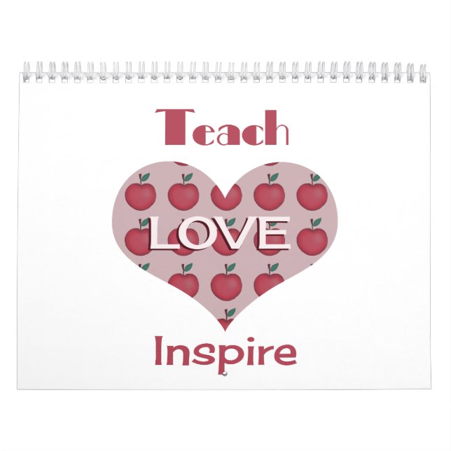 Calendário Dia de Apreciação do Professor (Capa)