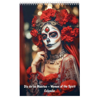 Calendário Día de los Muertos – Mulheres do Espírito