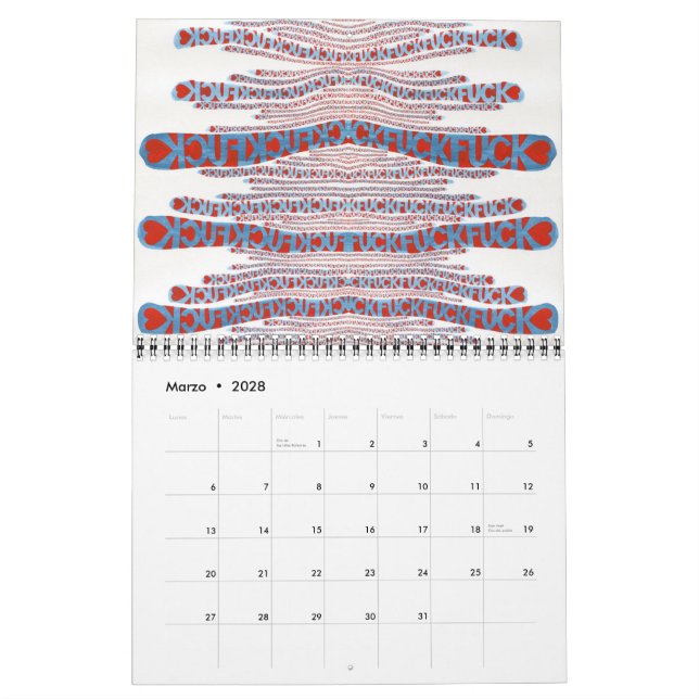 Calendário Día tras día (Mar 2028)