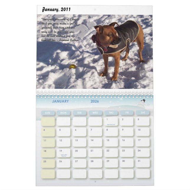 Calendário Dias de cão 2011 de China (Jan 2026)