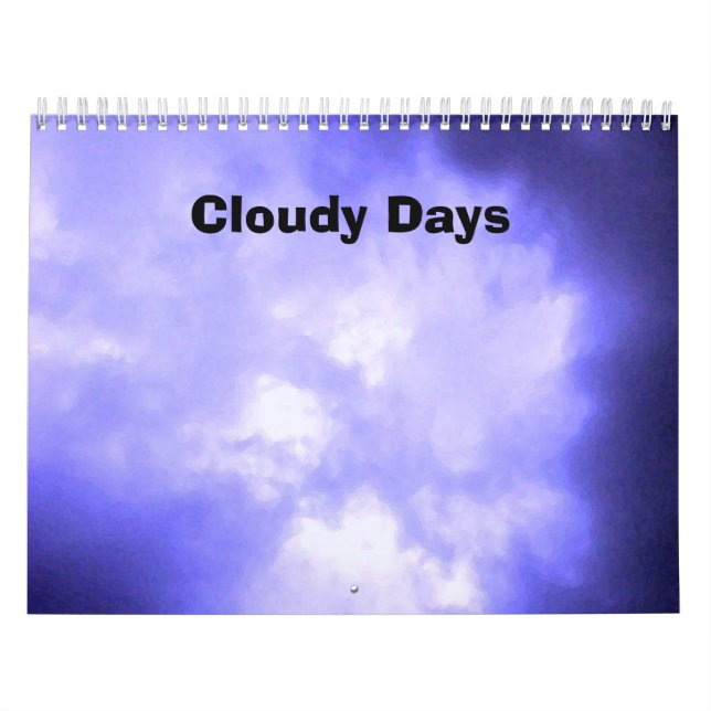 Calendário Dias Nublados (Capa)