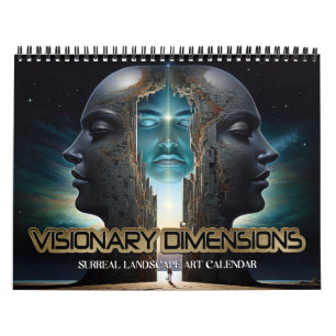 Calendário Dimensões visionárias 2026 6 Paisagens surreais