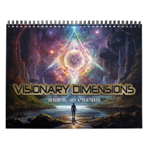 Calendário Dimensões visionárias 2026 7 Arte Surreal