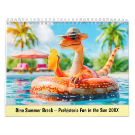 Calendário Dino Summer Break – Prehistoric Fun in the Sun