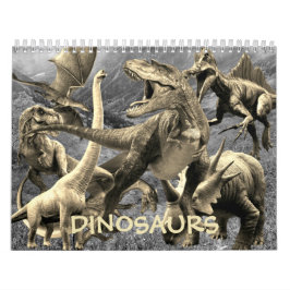 Calendário Dinossauros Parque Jurássico Parede Bonita
