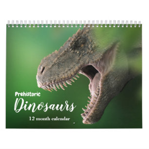 Calendário Dinossauros Pré-Históricos 2027