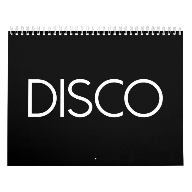 Calendário DISCO Dancing (Capa)