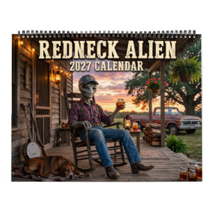 Calendário Divertido de Alien Caipira 2027