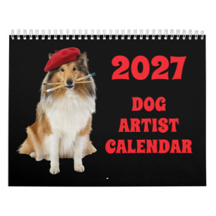 Calendário Divertido de Cachorros 2027