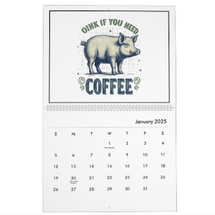 Calendário Divertido Inspirado em Animais
