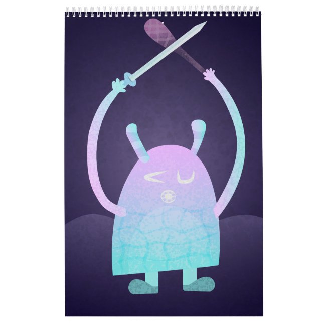 Calendário divertido para crianças (Capa)