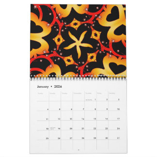 Calendário do Abstrato'delicaz 2012