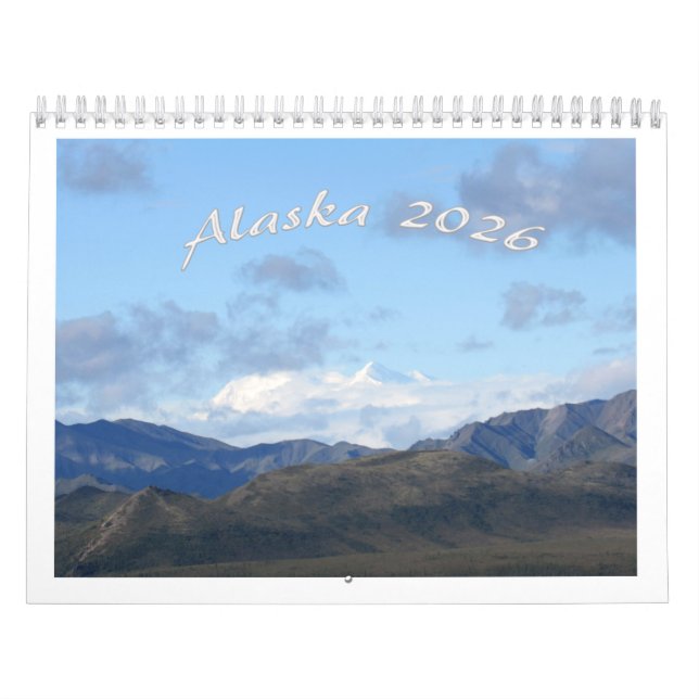 Calendário do Alasca 2026 (Capa)