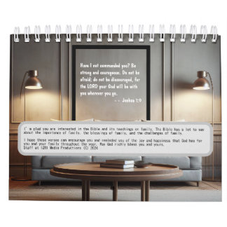 Calendário do Ano: As Bênçãos da Família