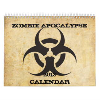 Calendário do apocalipse do zombi