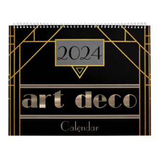 Calendário do Art Deco 2024