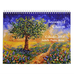 Calendário do artista 2014 de Isabelle Dupuy