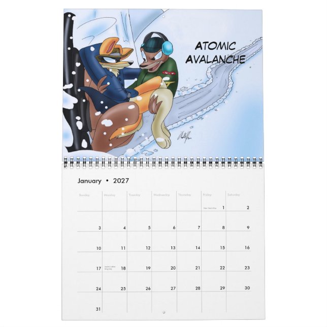 Calendário do AussieTracks 2008 (Jan 2027)