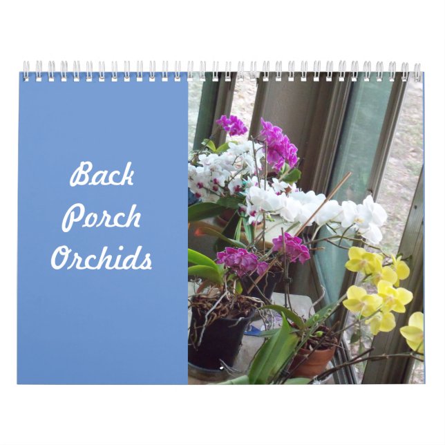 Calendário do Back Porch Orchids (Capa)